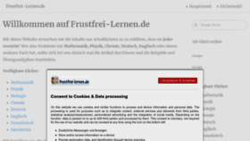 What Frustfrei-lernen.de website looks like in 2024 