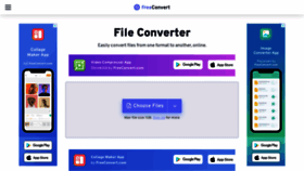 What Freeconvert.com website looks like in 2024 
