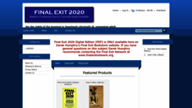 What Finalexit.org website looks like in 2024 