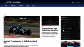 What F1technical.net website looks like in 2024 