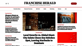 What Franchiseherald.com website looks like in 2024 