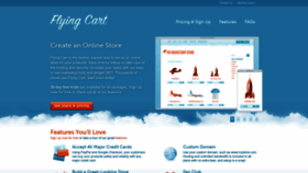 What Flyingcart.com website looks like in 2024 
