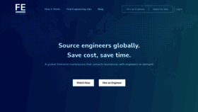 What Fieldengineer.com website looked like in 2024 (1 year ago)