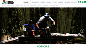What Fpciclismo.pt website looks like in 2024 