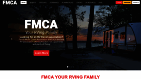 What Fmca.com website looks like in 2024 