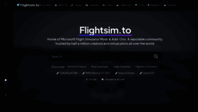 What Flightsim.to website looks like in 2024 