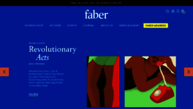 What Faber.co.uk website looks like in 2024 
