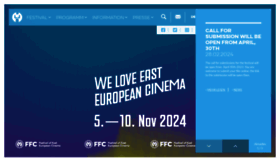 What Filmfestivalcottbus.de website looks like in 2024 