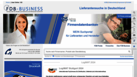 What Firmendatenbanken.de website looks like in 2024 
