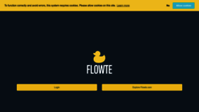 What Flowte.me website looks like in 2024 