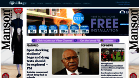 What Fijivillage.com website looks like in 2024 