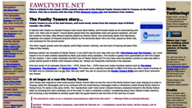 What Fawltysite.net website looks like in 2024 