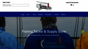 What Fishingheadquarters.net website looks like in 2024 