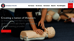 What Firstaid.org.uk website looks like in 2024 