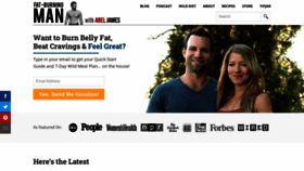 What Fatburningman.com website looks like in 2024 