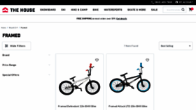 What Framedbikes.com website looks like in 2024 