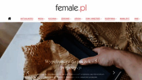 What Female.pl website looks like in 2024 