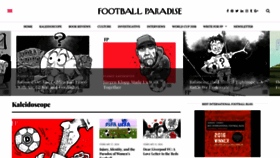 What Footballparadise.com website looks like in 2024 