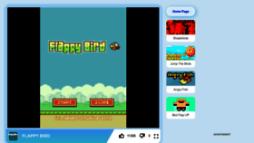 What Flappy-bird.io website looks like in 2024 