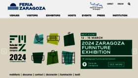 What Feriazaragoza.com website looks like in 2024 