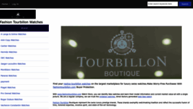 What Fashiontourbillon.com website looks like in 2024 
