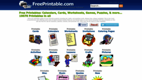 What Freeprintable.com website looks like in 2024 