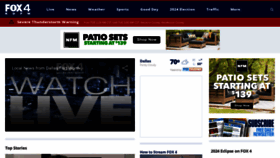 What Fox4news.com website looks like in 2024 