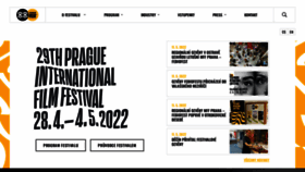 What Febiofest.cz website looks like in 2024 