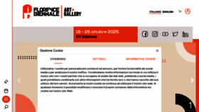 What Florencebiennale.org website looked like in 2024 (2 years ago)