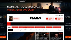 What Finmag.cz website looks like in 2024 