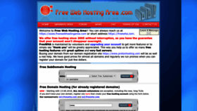 What Freewebhostingarea.com website looks like in 2024 