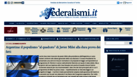 What Federalismi.it website looks like in 2024 