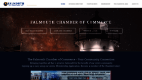 What Falmouthchamber.com website looks like in 2024 