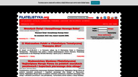 What Filatelistyka.org website looks like in 2024 