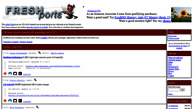 What Freshports.org website looked like in 2024 (2 years ago)