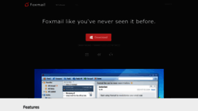 What Foxmail.com.cn website looks like in 2024 