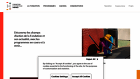 What Fondationdentreprisehermes.org website looks like in 2024 