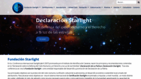What Fundacionstarlight.org website looks like in 2024 