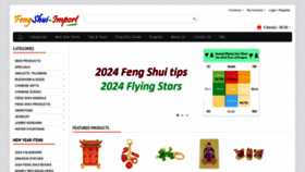 What Fengshui-import.com website looks like in 2024 