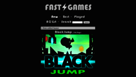 What Fastgames.com website looks like in 2024 