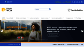 What Funcionpublica.gov.co website looks like in 2024 