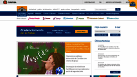 What Fundacaoculturaldecuritiba.com.br website looks like in 2024 
