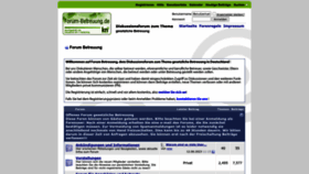 What Forum-betreuung.de website looks like in 2024 