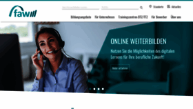 What Faw.de website looks like in 2024 
