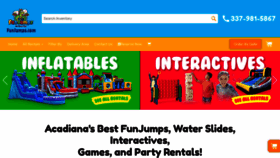 What Funjumps.com website looks like in 2024 