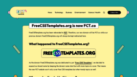 What Freecsstemplates.org website looks like in 2024 