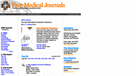 What Freemedicaljournals.com website looks like in 2024 