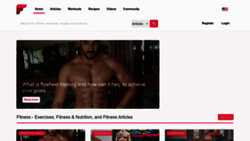 What Fitness.com website looks like in 2024 