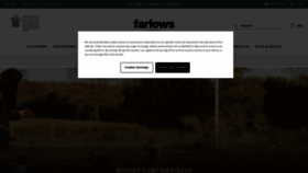 What Farlows.co.uk website looks like in 2024 