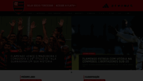 What Flamengo.com.br website looks like in 2024 